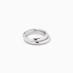 Simple Band Ring (Set Of 2)