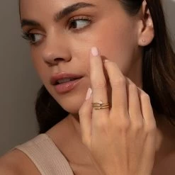 Triangle Spiral Ring -Uncommon James J16R SPIRALTRI GOLD m1