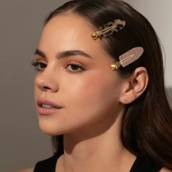 No Crease Hair Clips 9 No Crease Hair Clips -Uncommon James S01 S HAIRCLIPS BROWN 3