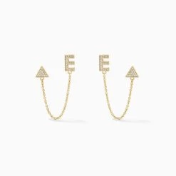 Initial Ear Climber -Uncommon James UJ5168 E v3