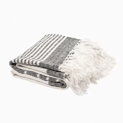 Black And White Throw Blanket -Uncommon James UJH7446