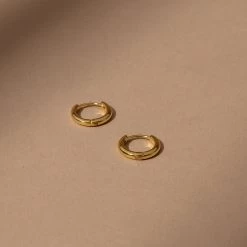 Mini Everyday Vermeil Huggies