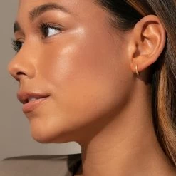 Mini Everyday Vermeil Huggies -Uncommon James VJ12E MINIEVERYDAYHUG GOLD M 2