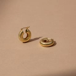 Bold Vermeil Hoop Earrings