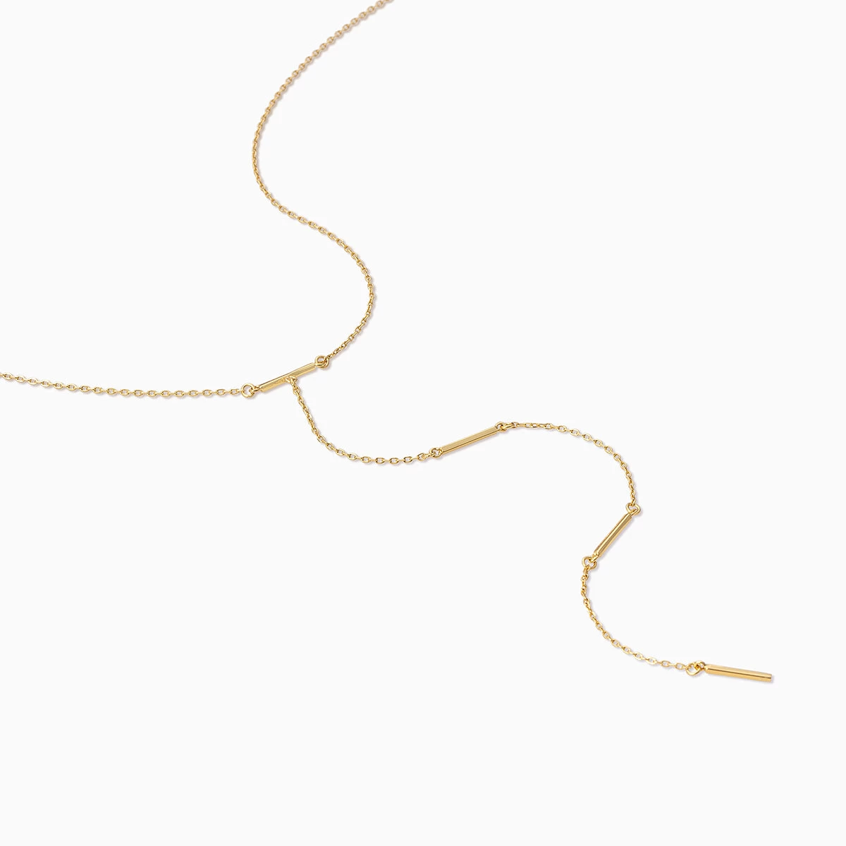 Levels Lariat Vermeil Necklace 6 Levels Lariat Vermeil Necklace - Image 4