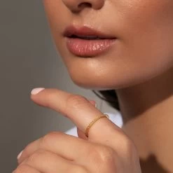 Rope Vermeil Ring -Uncommon James VJ13R ROPERING GOLD M1