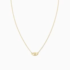 Evil Eye Vermeil Necklace 10 Evil Eye Vermeil Necklace -Uncommon James VJ16N EVILEYE GOLD 1