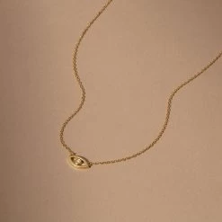 Evil Eye Vermeil Necklace