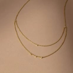 Layered Chain Vermeil Necklace